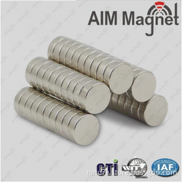 rare earth strong magnets Ni-Cu-Ni 10mm x 2mm